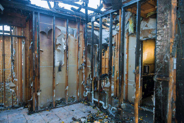 Professional Emergency Fire Cleanup technician working in Pottsville, AR